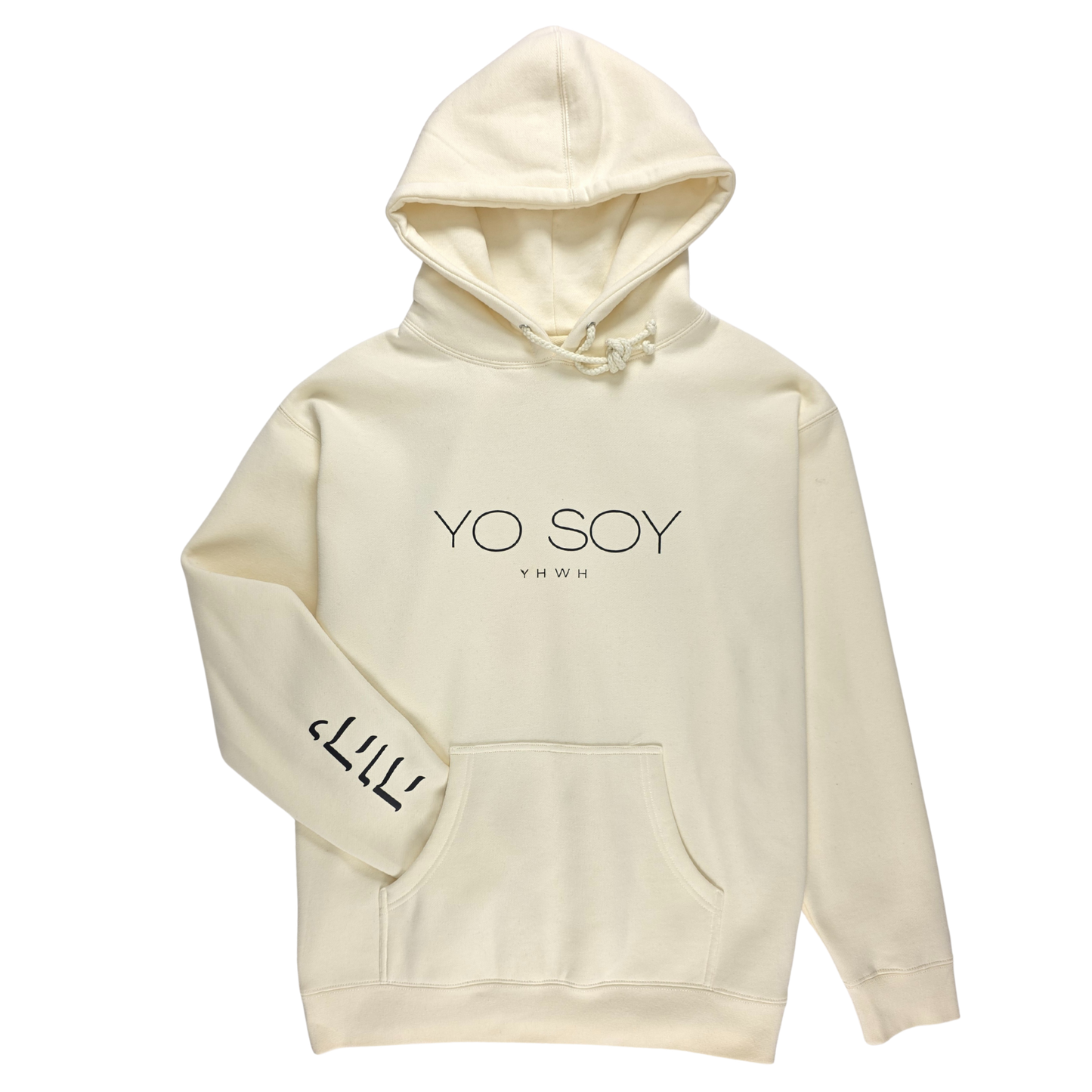 YO SOY/YHWH - Heavyweight Hoodie - Bone