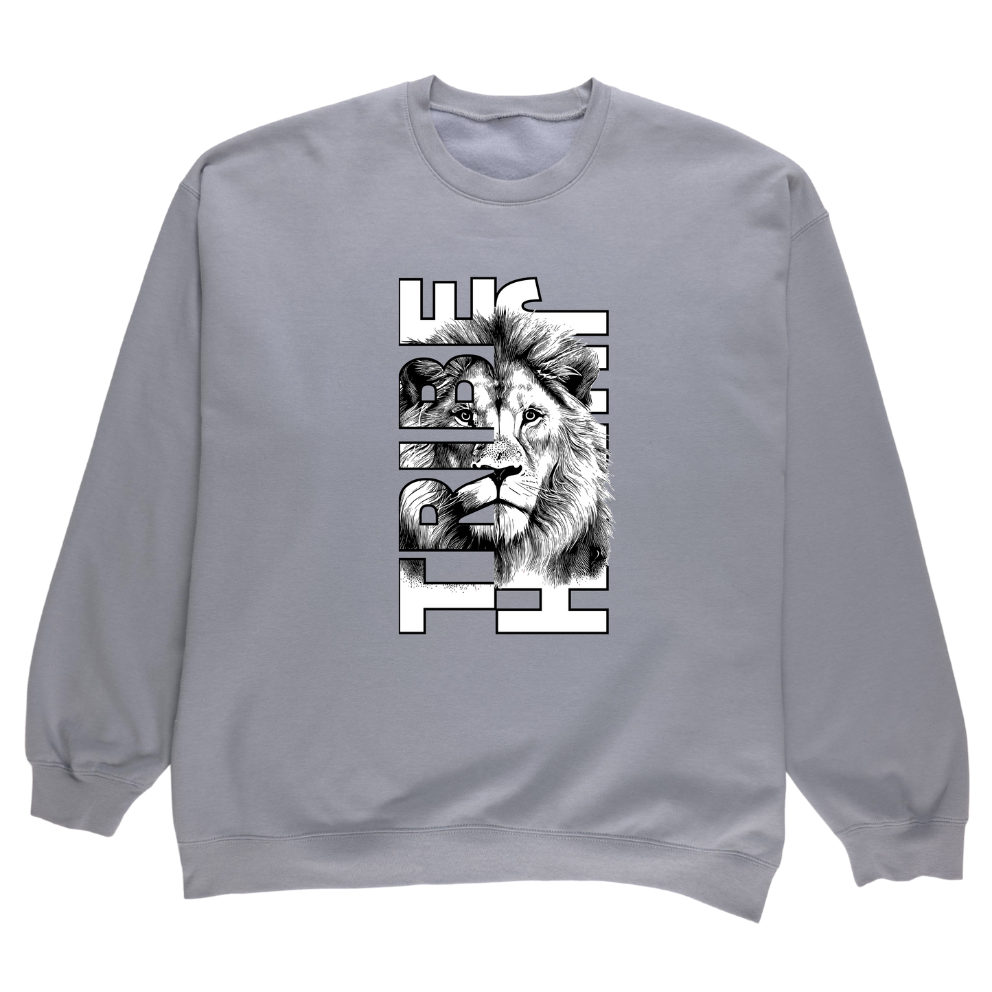 Tribe of Judah Lion - Crew - Gray