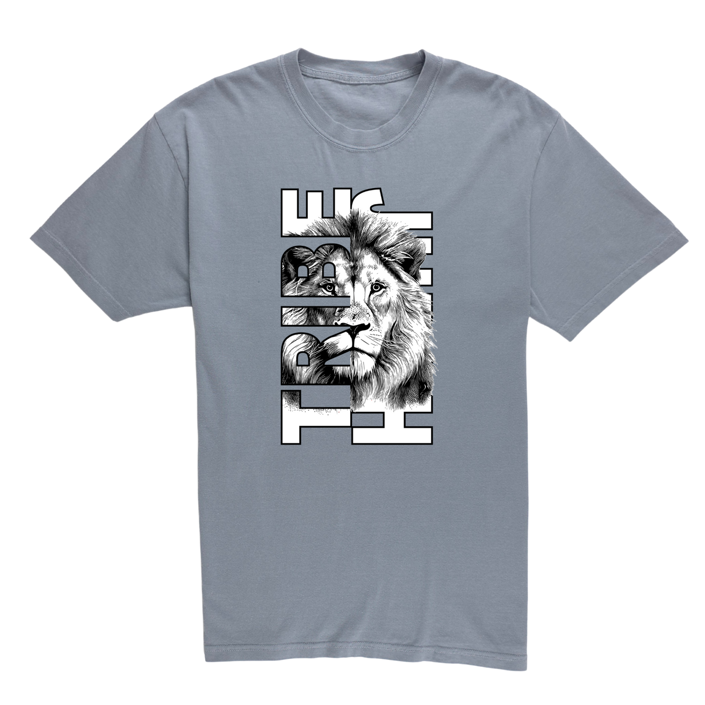 Tribe of Judah Lion Tee - Gray