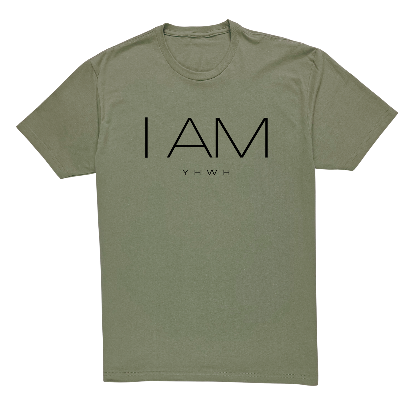 I AM/YHWH Tee - Light Olive