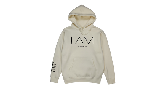 I AM/YHWH - Heavyweight Hoodie - Bone