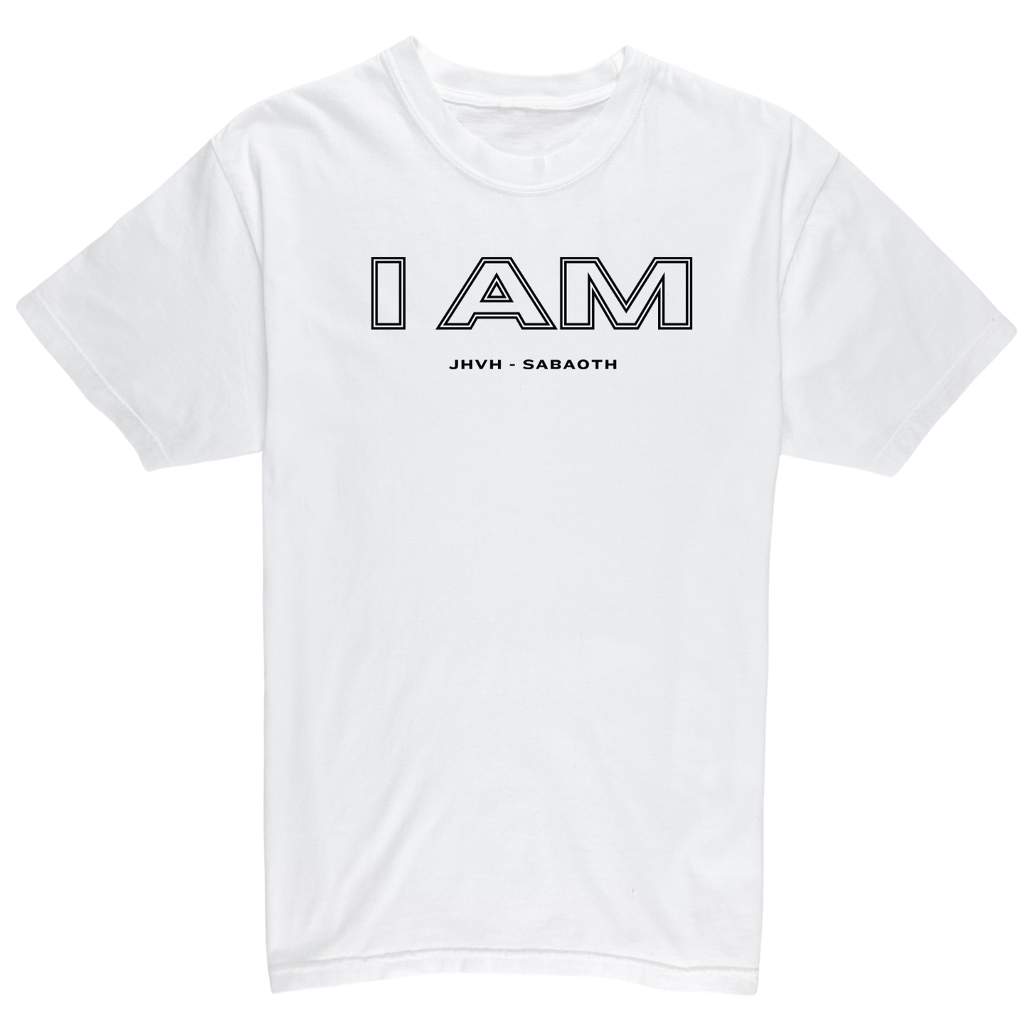 I AM/JHVH SABAOTH Tee - White