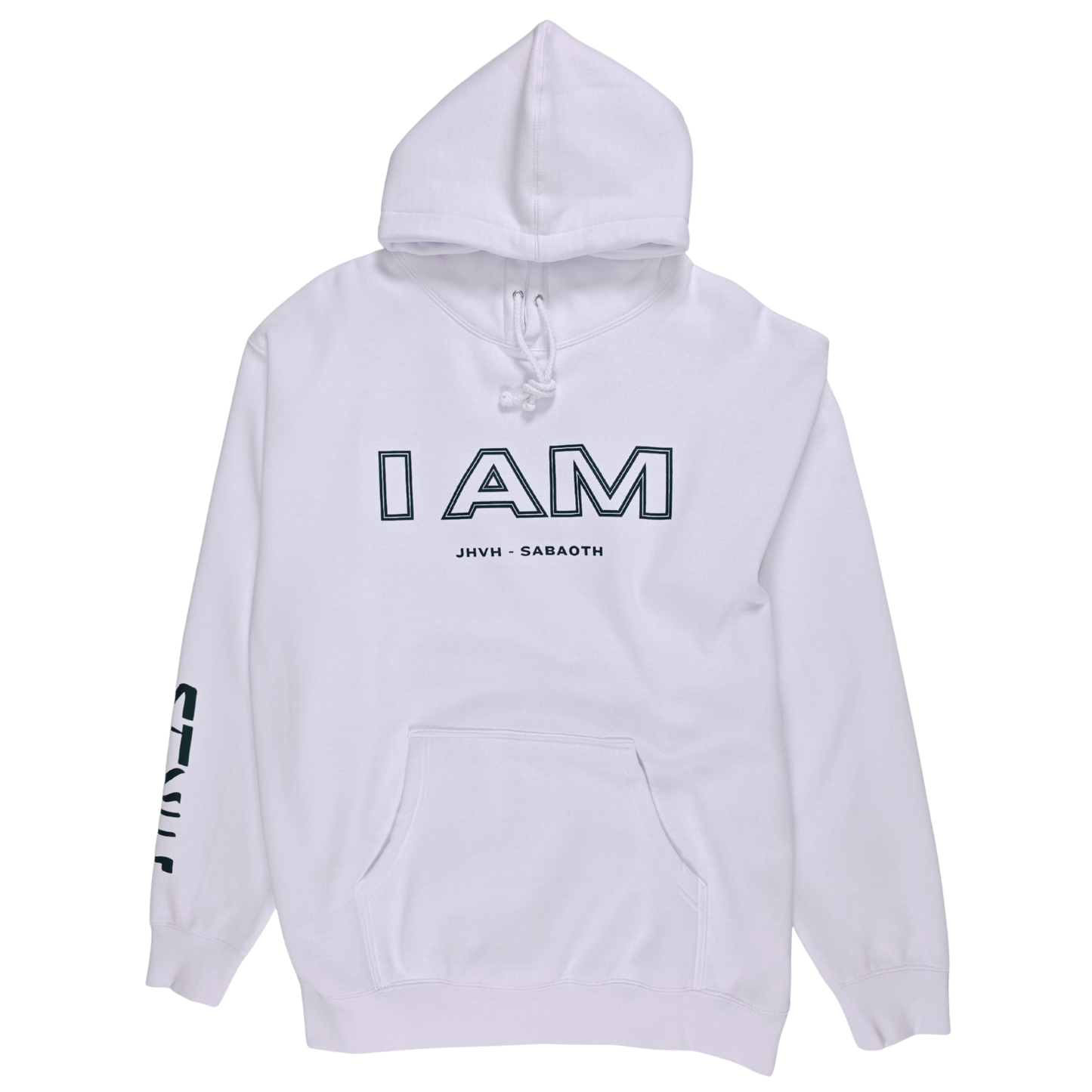 I AM/JHVH SABAOTH - Heavyweight Hoodie - White