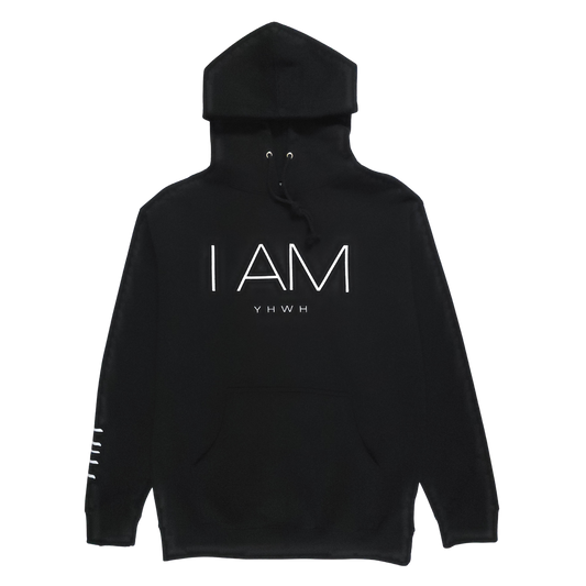 I AM/YHWH - Heavyweight Hoodie - Black