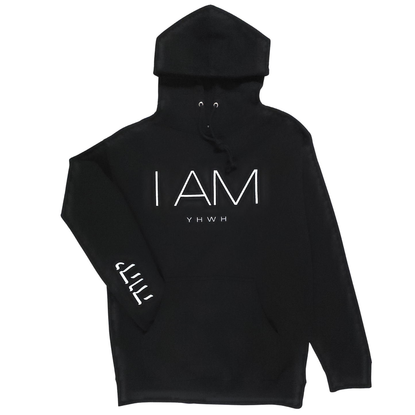 I AM/YHWH - Heavyweight Hoodie - Black