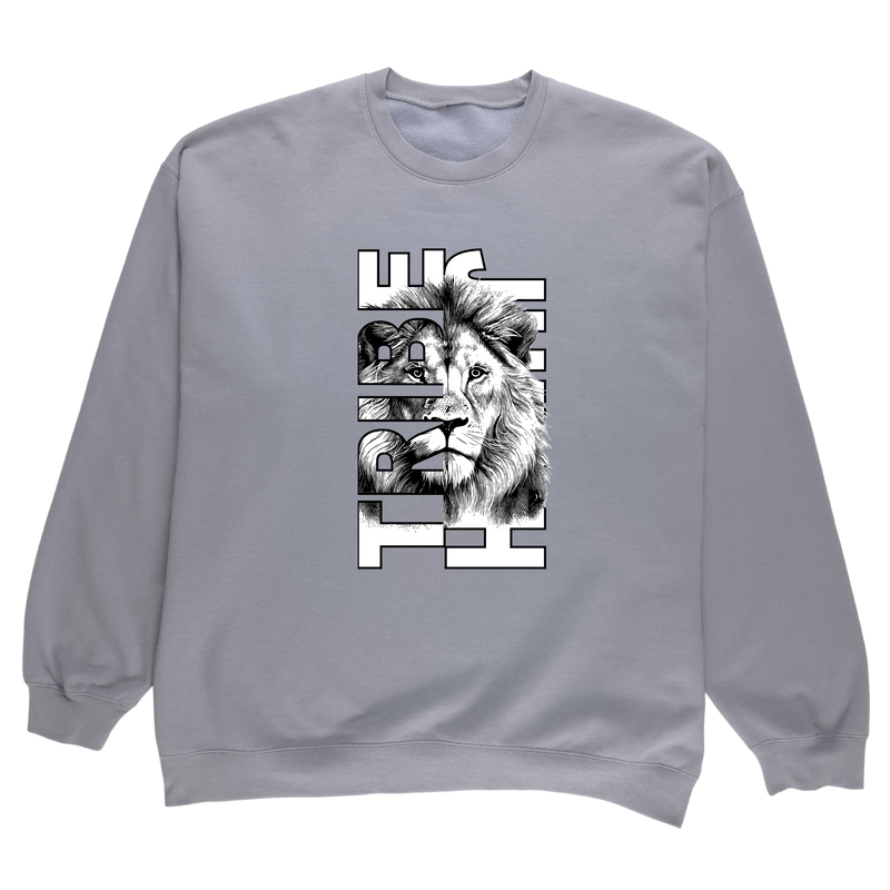 Tribe of Judah Lion - Crew - Gray