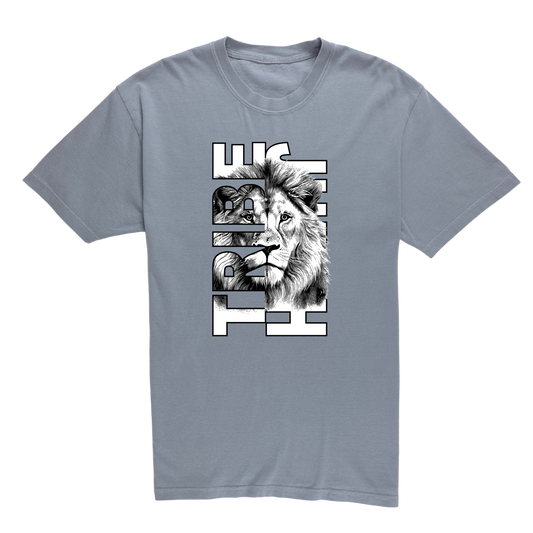 Tribe of Judah Lion Tee - Gray