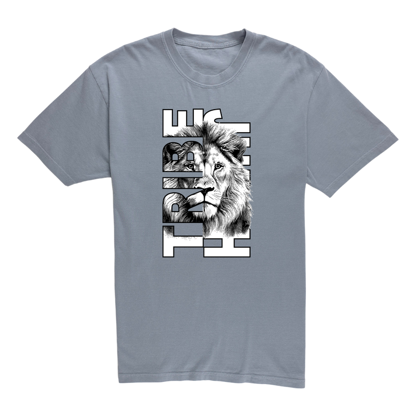 Tribe of Judah Lion Tee - Gray