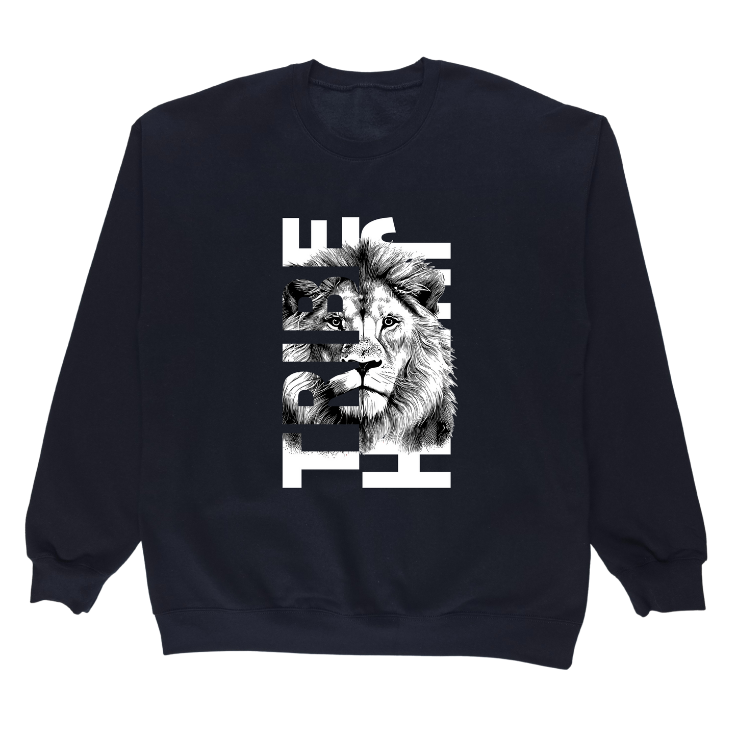Tribe of Judah Lion - Crew - Black
