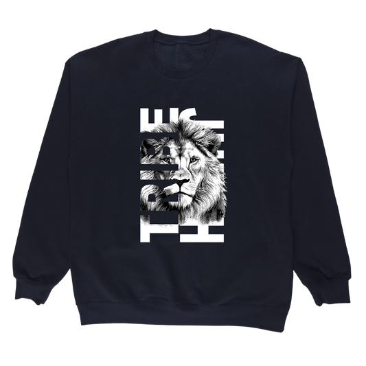 Tribe of Judah Lion - Crew - Black