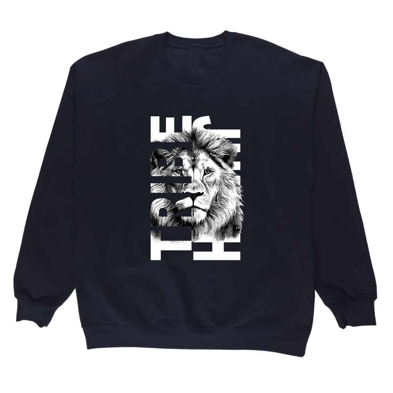 Tribe of Judah Lion - Crew - Black