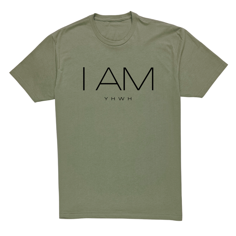 I AM/YHWH Tee - Light Olive