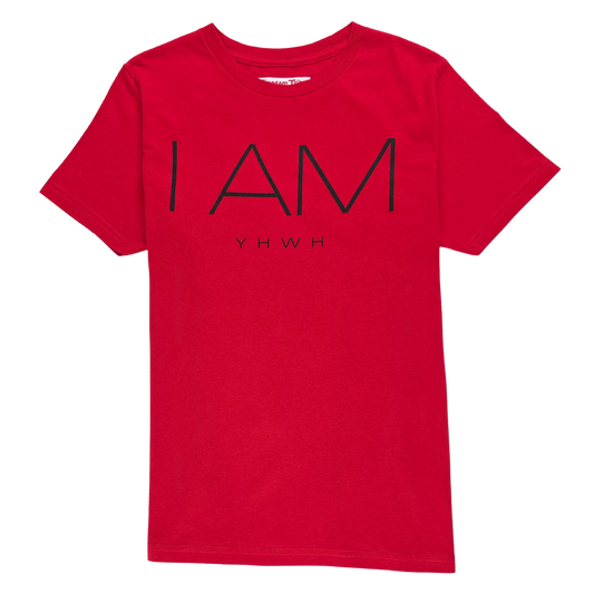 I AM/YHWH Tee - YOUTH -   Red